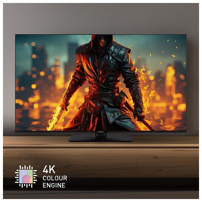 Panasonic TB-55W60AEZ Serie W60 Smart TV LED 4K Ultra HD 55'' TiVo Dolby Vision Dolby Atmos Game Mode colore Nero