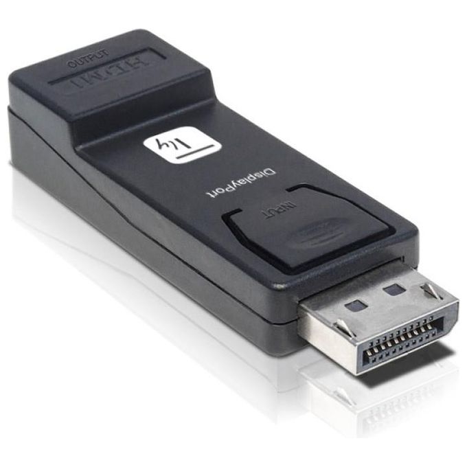 Techly Adattatore Convertitore da DisplayPort DP 1.2 a HDMI 4K 30Hz Nero