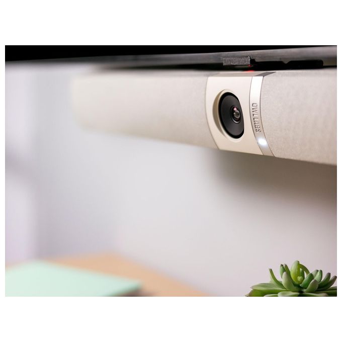 Owl Labs FRS100-2000 Owl Bar Sistema di Videoconferenza Barra 4K 48 MP con Microfoni Omnidirezionali e Altoparlante Integrato Certificato per Microsoft Teams colore Grigio
