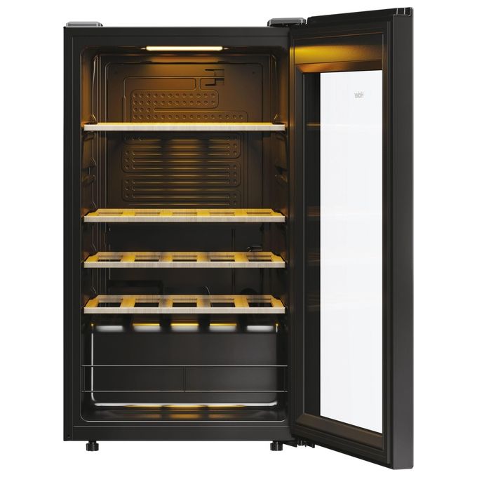 Haier HWS34GGH1 Wine Bank 50 Serie 3 Cantinetta Vino a Compressore 34 Bottiglie 90 L Classe G 37 dB Wi-Fi App hOn colore Nero