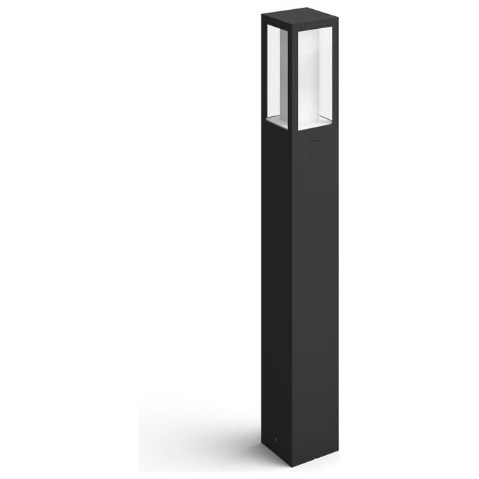 Philips Hue White and Colour Ambience Palo per Esterni con Led Integrato Nero Impress
