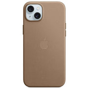 Apple MT473ZM-A Custodia MagSafe in tessuto FineWoven per iPhone 15 Plus colore Grigio talpa