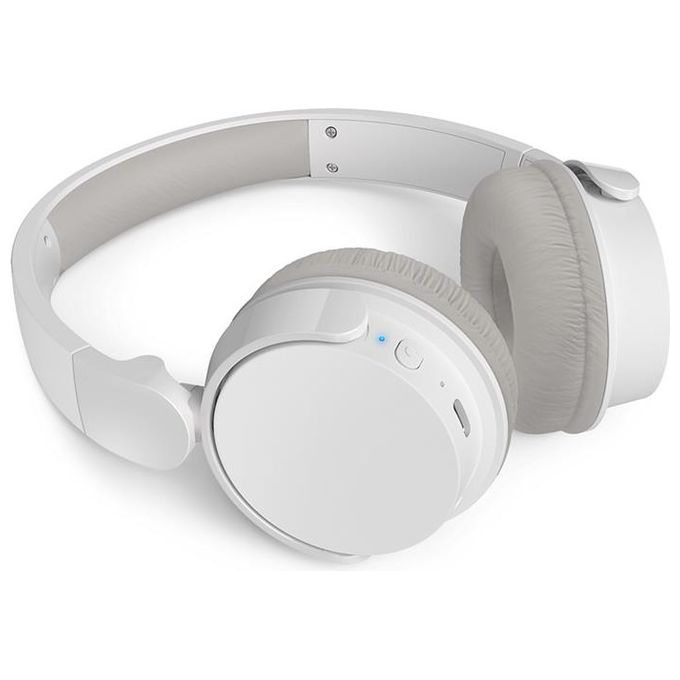 Philips TAH3209WT-00 Cuffia On-ear Wireless Bluetooth 5.3 Autonomia 25h Ricarica Rapida USB-C colore Bianco
