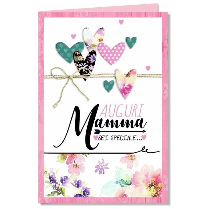 Florio Confezione 12 Biglietti Auguri Mamma Assortiti