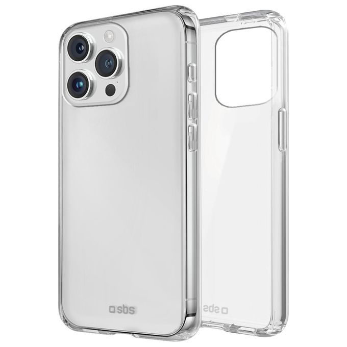 SBS TESKINIP1567PT Skinny Cover per iPhone 15 Pro Max TPU Antiurto Antigraffio colore Trasparente