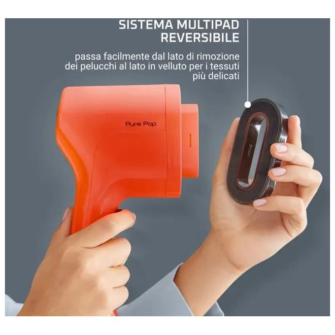 Rowenta DR2022 Pure Pop Stiratore Verticale Portatile a Vapore 1300 W 20 g-min colore Corallo