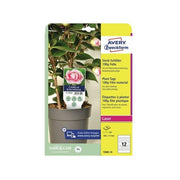 Avery Confezione 120 Cartellini per Piante100x20mm