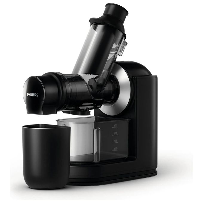 Philips HR1889-70 Viva Collection Estrattore di Succo Slow Juicer 150W Apertura XL 70mm 1L colore Nero