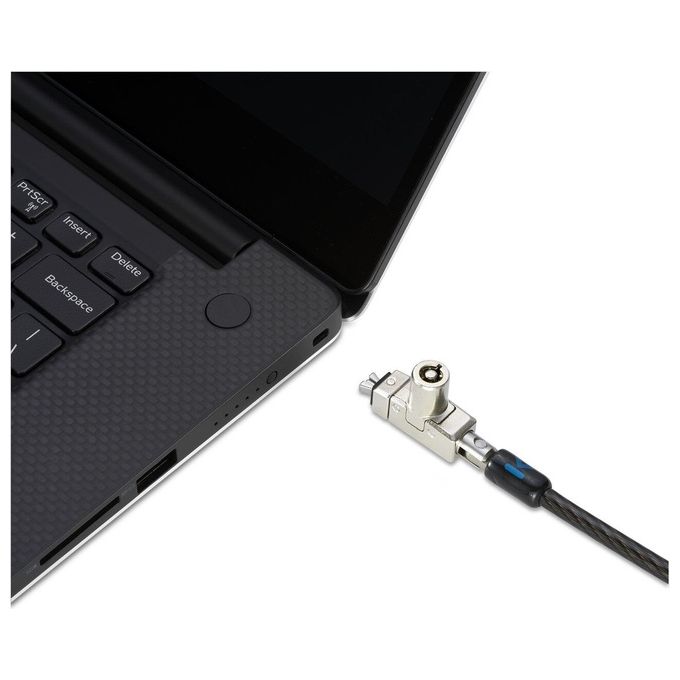 Kensington K64440WW Lucchetto per Laptop con Chiave Cavo Acciaio 1.8 m Slot Wedge N17 colore Nero