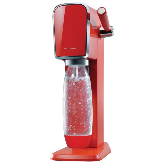 SodaStream 2270283 Art Gasatore d'Acqua Bottiglia 1 L PET Cilindro CO2 Quick Connect colore Rosso