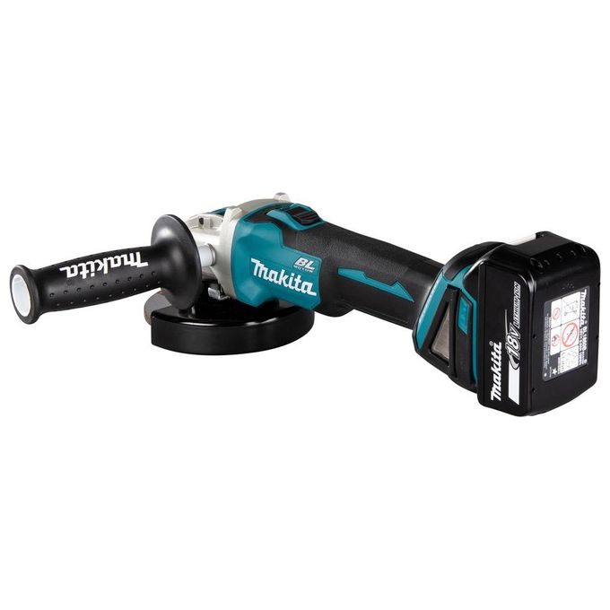 Makita DGA521ZX1 Smerigliatrice Angolare a Batteria 18V 125 mm Brushless X-LOCK 8500 rpm colore Blu Nero