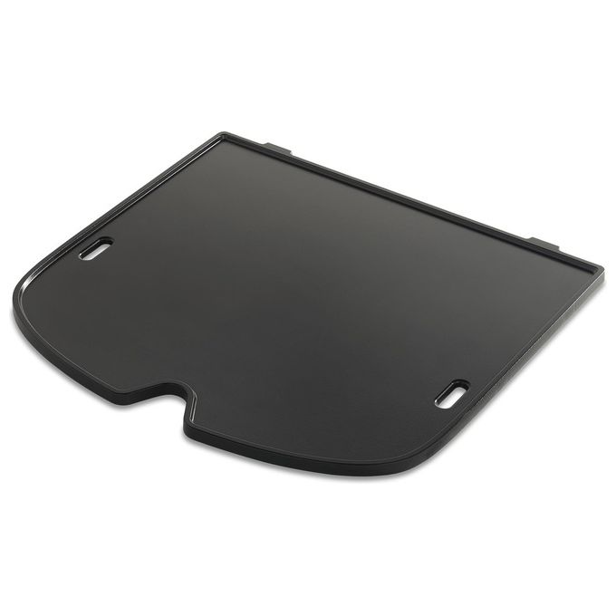 Weber 7034 Traveler Piastra di Cottura in Ghisa Smaltata Accessorio Barbecue colore Nero