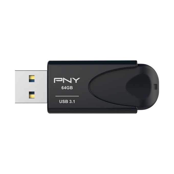 PNY Attache 4 Chiavetta USB 3.1 64Gb Velocita' di Lettura fino a 80 MB-s