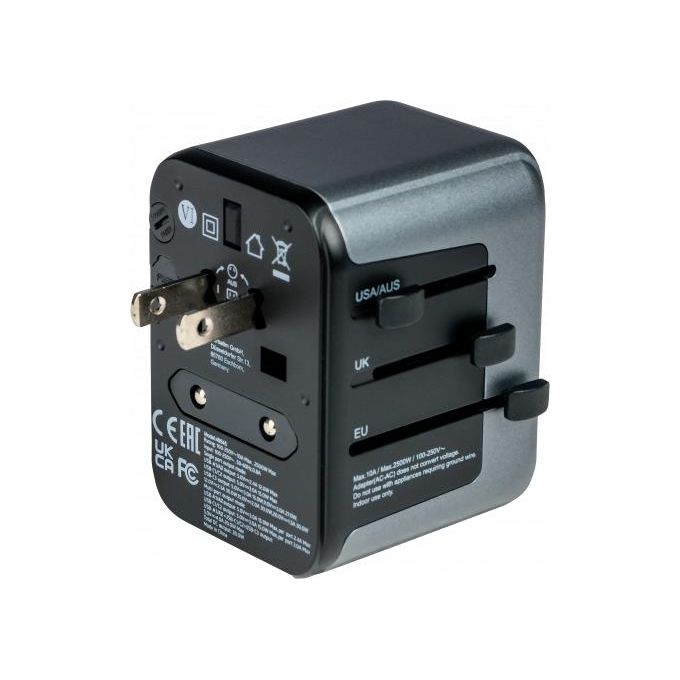 Verbatim Univesal Travel Adapter UTA-03 USB-C 30W 2xUSB-C 2xUSB-A