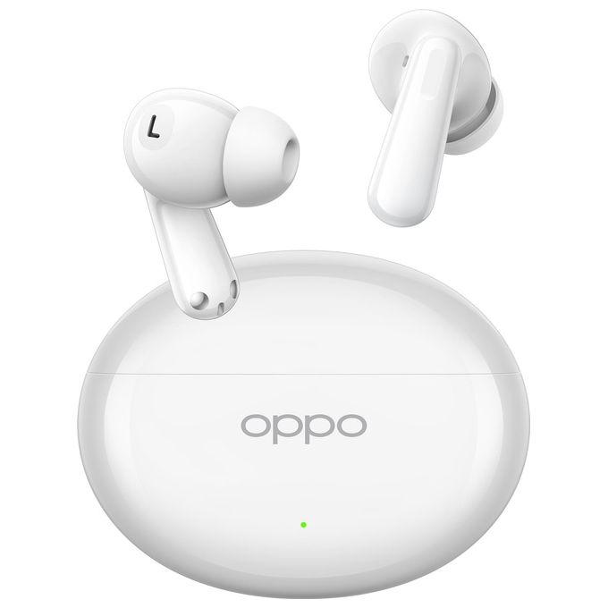 Oppo Enco Air4 Auricolari True Wireless Bluetooth 5.4 Driver Titanio ANC IP55 44h Autonomia colore Bianco