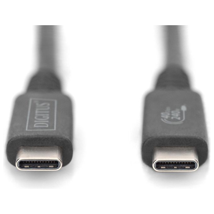 Digitus Cavo di Collegamento Usb 4.0 a Type-c a Type-c Risoluzione Max. 8k 30hz Pd 3.0 40gbits-s 0.8mt