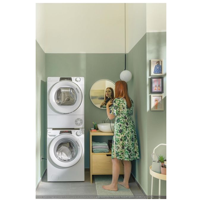 Candy RapidÓ RO4 1274DWMT-1-S, Lavatrice Slim 7kg, 1200 Giri, Classe A, Bianca