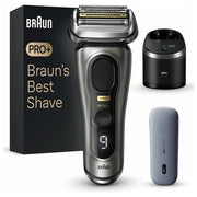 Braun 218276 Series 9 Pro+ Rasoio elettrico Wet and Dry 5 testine autonomia 90 min min colore Metallico