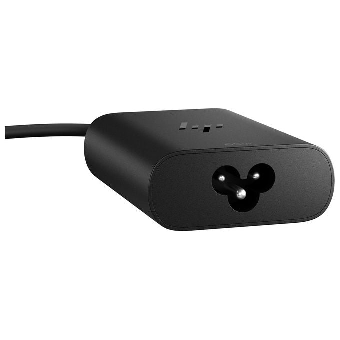 HP 600Q8AA Caricabatterie per laptop USB-C GaN da 65 W 2 porte USB-C uscita fino a 20 V 1 m colore Nero