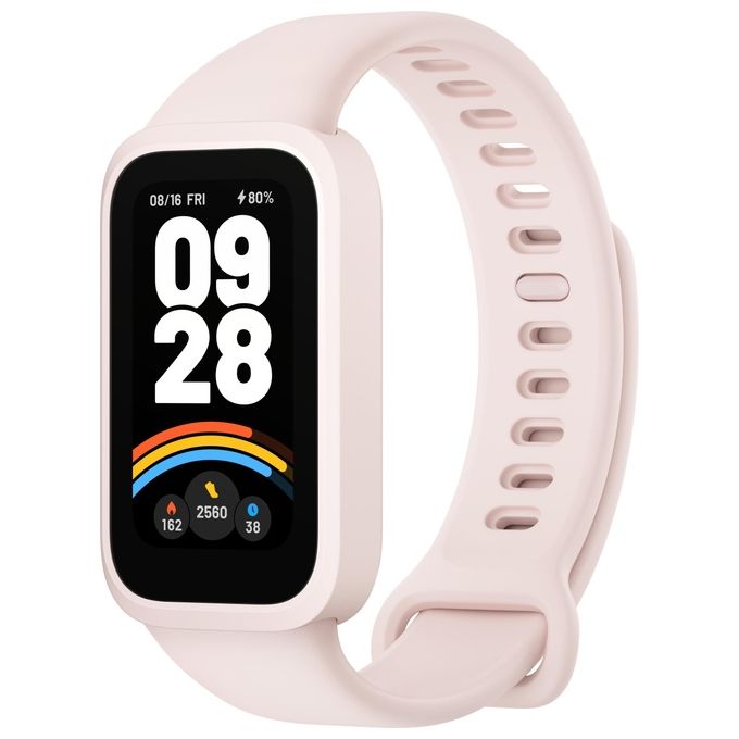 Xiaomi BHR9917GL Smart Band 9 Active Braccialetto per rilevamento di attivita' Schermo TFT 1.47'' Risoluzione 172 x 320 Pixel Batteria 300 mAh Autonomia 18 giorni Resistenza 5 ATM colore Rosa