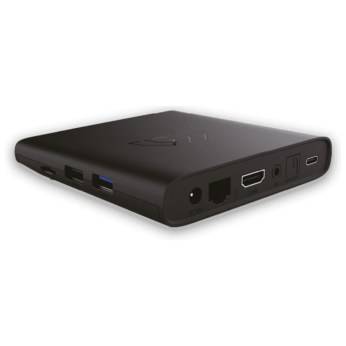 Diprogress DPATV2 Decoder Android TV Google DVB-T2 HEVC Main10 4K HDR Quad Core 2GB RAM 8GB Wi-Fi Bluetooth