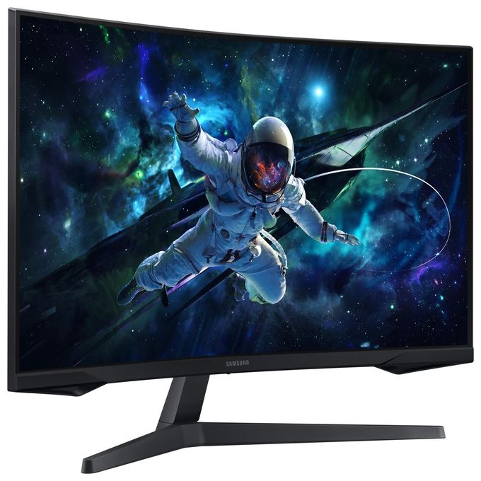 Samsung LS32CG554EUXEN Odyssey G5 Monitor Gaming Curvo 32'' QHD 2560x1440 165Hz 1ms HDR10 VA Flicker Free colore Nero