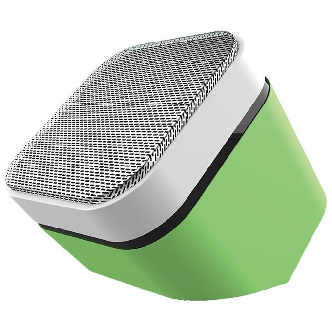 Celly, Speaker Fluo, Cassa Bluetooth con Tecnologia Bluetooth 5.1 e Potenza di Uscita di 3W, Speaker Wireless con Raggio di 10m e Autonomia Fino a 3,5 h, Adatta per Ambienti Chiusi e Aperti, Verde