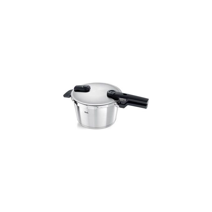 Fissler 602-410-04-000-0 Vitaquick Premium Pentola a Pressione 4,5 L Acciaio Inox Induzione 22 cm colore Acciaio inox