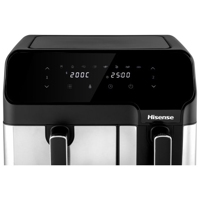 Hisense 741572 Friggitrice ad aria 8,6 L 1700 W 8 Programmi Display LED Touch colore Nero