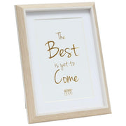 Deknudt Resin Cornice Portafoto 20x30cm Nature-Bianco con Passepartout