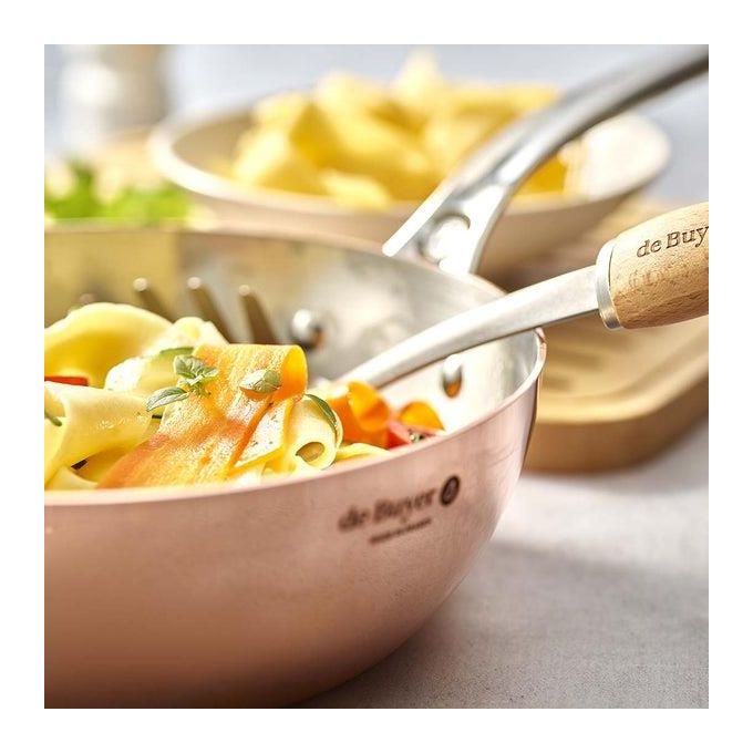 De Buyer Prima Matera Pentolino Rame-Inox 24cm Conico per Induzione