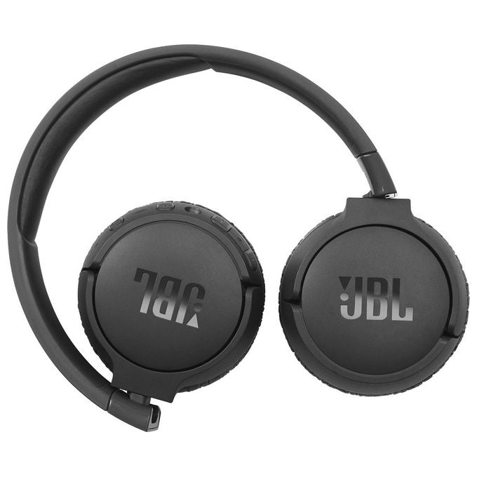 JBL TUNE 660NC Cuffie On-Ear Bluetooth 5.0 Cancellazione Attiva del Rumore Microfono Integrato 12h autonomia colore Nero