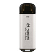 Transcend TS1TESD300S ESD300 SSD esterno 1 TB USB Type C 10 Gbps 1050 MB-s lettura 950 MB-s scrittura colore Argento