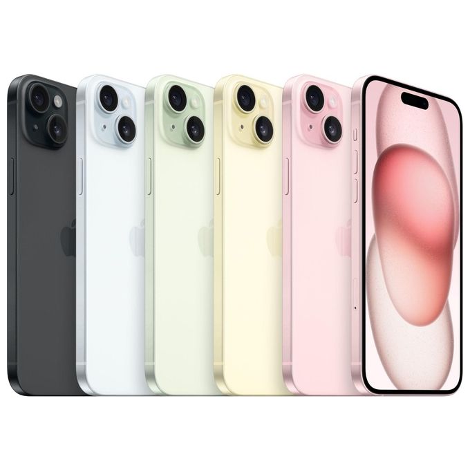 Apple MU1P3QL-A iPhone 15 Plus Smartphone 6,7'' 512 GB 5G Dual SIM iOS 17 Dynamic Island colore Blu