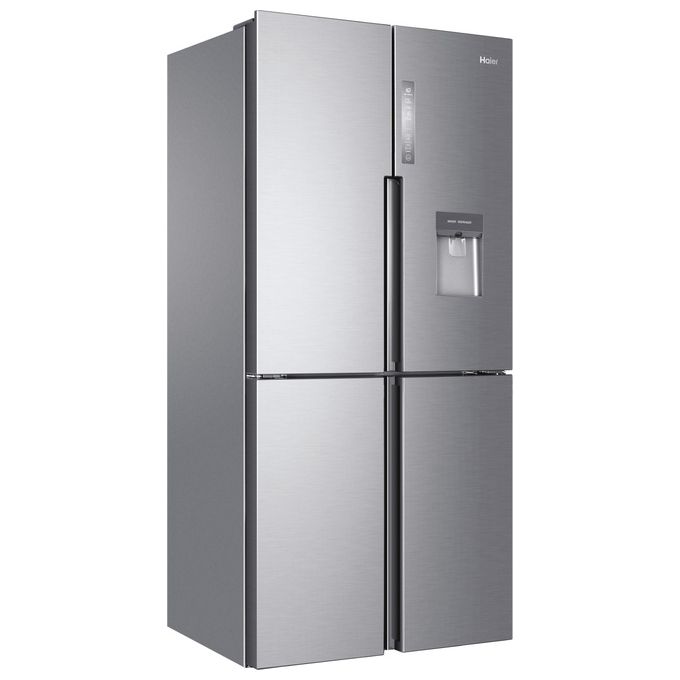Haier RTG684WHJ Cube 83 Frigorifero 4 Porte 466 L 180 cm Classe F 35 dB No Frost Multi-Airflow colore Argento