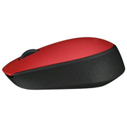 Logitech M171 Mouse Wireless Rosso