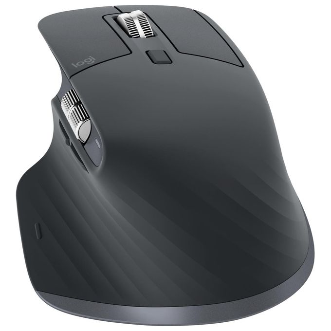 Logitech 910-006559 MX Master 3S Mouse Wireless Ergonomico 8000 DPI Bluetooth USB C Clic Silenziosi colore Grafite