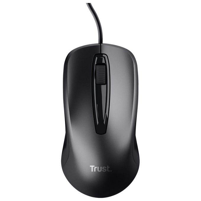 Trust Carve Mouse Usb Tipo A Ottico 1200 Dpi Ambidestro