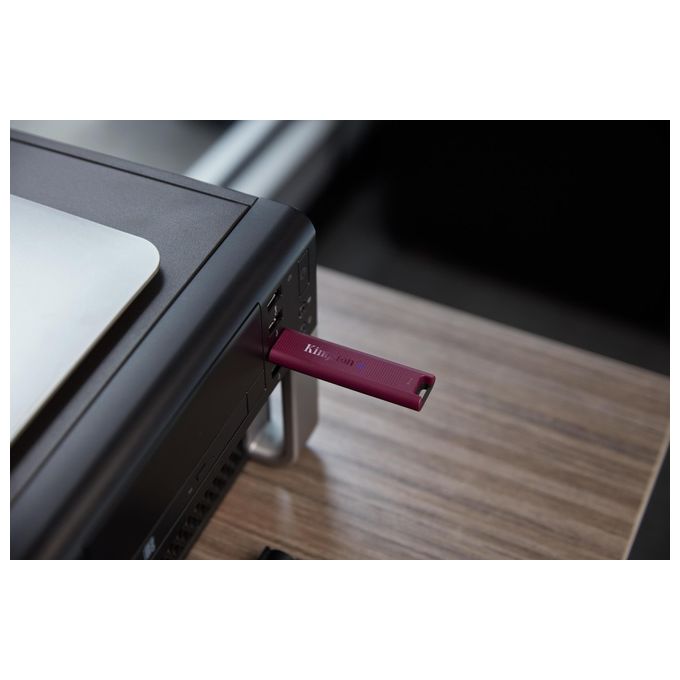 Kingston DTMAXA-1TB DataTraveler Max Unita' Flash USB 3.2 Gen 2 Capacita' 1000 GB Velocita' Lettura fino a 1000 MB-s Scrittura fino a 900 MB-s colore Rosso