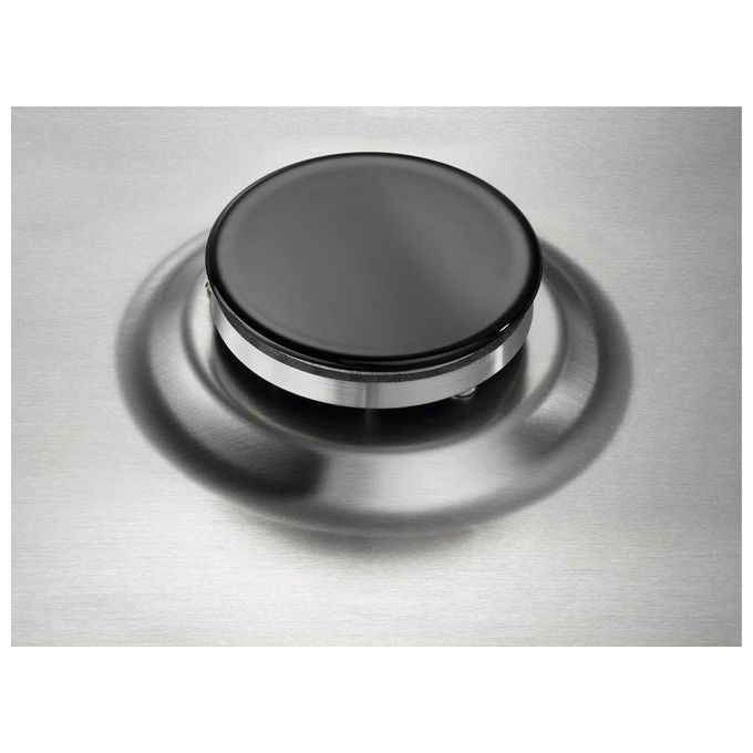 Electrolux EGL62821OX Serie 300 Piano cottura Misto 60 cm 3 fuochi gas 1 piastra elettrica 1000 W Sicurgas colore Inox