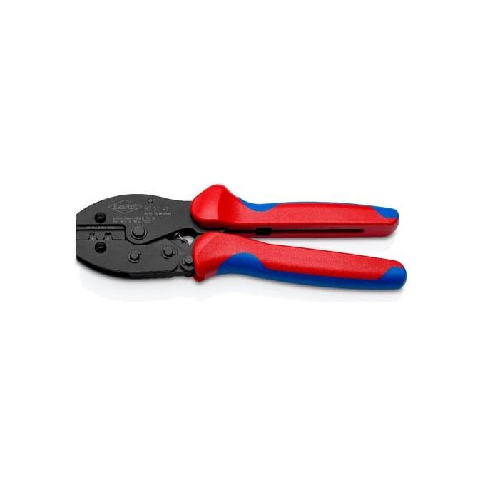 KNIPEX 97 52 42 PreciForce Pinza per capicorda per terminali MC4-MC4 EVO 2 4 6 mm² 12 10 AWG colore Brunita