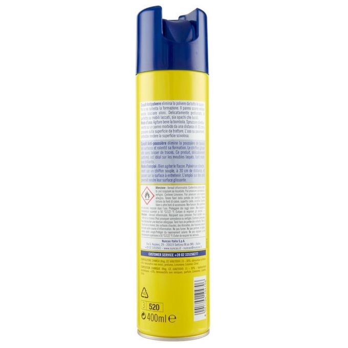 Nuncas Antipolvere Spray Ml 400