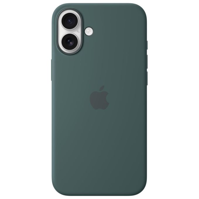 Apple MYYH3ZM-A Custodia MagSafe in Silicone per iPhone 16 Plus Compatibile con Controllo Fotocamera colore Verde lago
