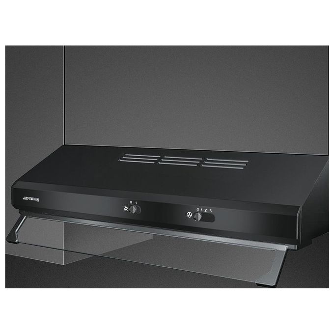 Smeg KSEC61NE3 Cappa Incasso 60 cm 315 m³-h Classe C 72 dB Tiro a effetto colore Nero