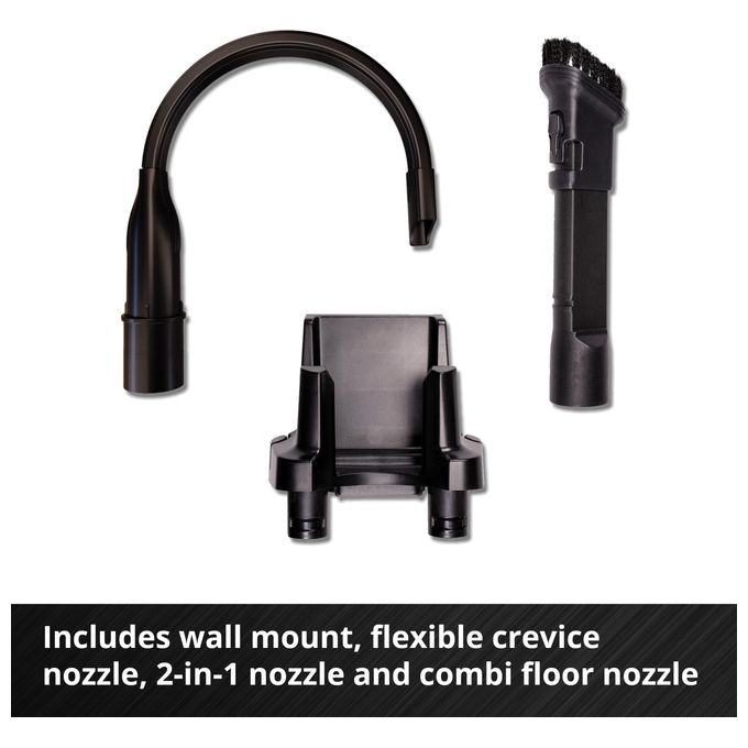 Einhell TE-SV 18 LI-SOLO Aspirapolvere a bastone 2 in 1 Senza sacchetto 0,6 L 18 V modalita' ECO BOOST colore Nero Rosso