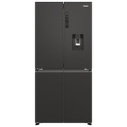 Haier HCR3818EWPT Cube 83 Frigorifero Americano Side by Side 463 L 181,5 cm Classe E 35 dB Total No Frost Dispenser Acqua colore Antracite