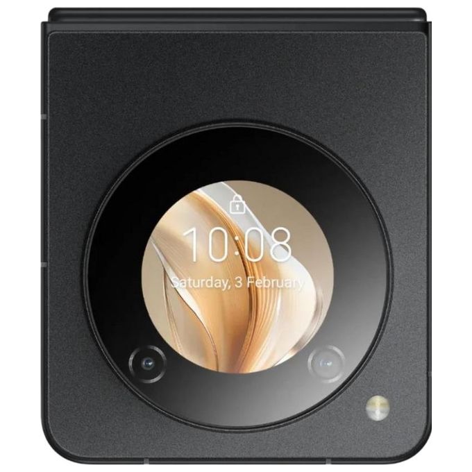 ZTE Nubia Flip 5G Smartphone Pieghevole OLED 6.9'' 120Hz 8GB 256GB Snapdragon 7 Gen 1 Dual Sim NFC colore Cosmic Black