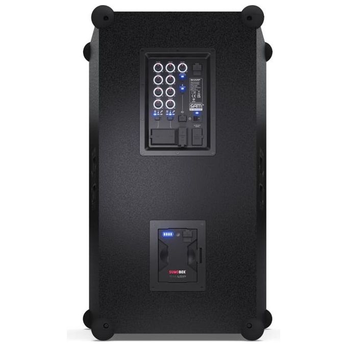 Sharp CP-LS200 SumoBox Pro Altoparlante da festa 200 W Bluetooth 5.0 IPX4 colore Nero
