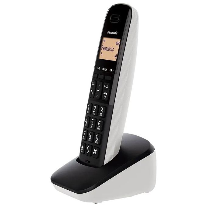 Panasonic KX-TGB610JT Cordless display 1,4'' Blocco chiamate ID Rubrica Nero-Bianco