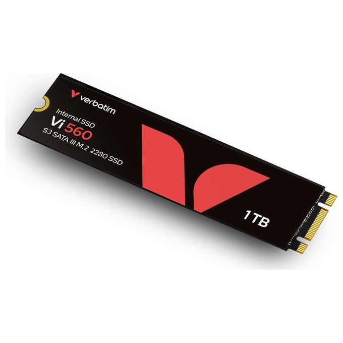 Verbatim 49364 Vi560 S3 SSD Interno 1 TB M.2 2280 SATA III 3D NAND Lettura 560 MB-s Scrittura 520 MB-s colore Nero